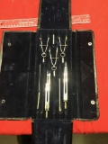 Vintage Precision Tool Kit in velvet holder