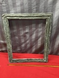Antique Brass Picture Frame, approx 14 inches wide
