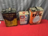 3- Vintage Oil Cans