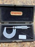 0-1 inch Starrett Micrometer with case