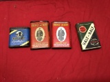 Collection of 4 Vintage Tobacco tins, Prince Albert, Bugler, and Burley and Bright