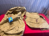 Yucca Pack and Go Bag, both marked with Boy Scouts of America Logo