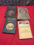 4 Antique Books, Babouscka, The Elson Readers book 5 and 6, and Book Three.