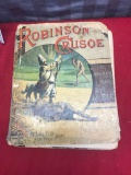 Copy of Robinson Crusoe copyrighted in 1882