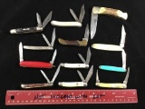 Collection of 12 smaller knives, most are imperial and colonial or like brands