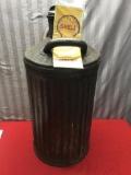 10 Gallon Shell Gas Can, with Shell Road map