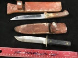 Utica Sportsman, and Kitchen knife with sheath