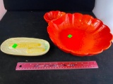 USA marked serving platters