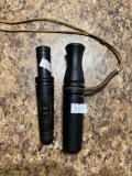 2- Duck calls, one is Ducks Unlimited