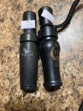 2 Duck Calls, one marked Waterfowl, the other is marked Single Reed HS