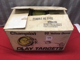 Box of Champion 90 count yellow dome clay targets