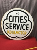 Cities Service Koolmotor sign, REPOP, 24 inches across
