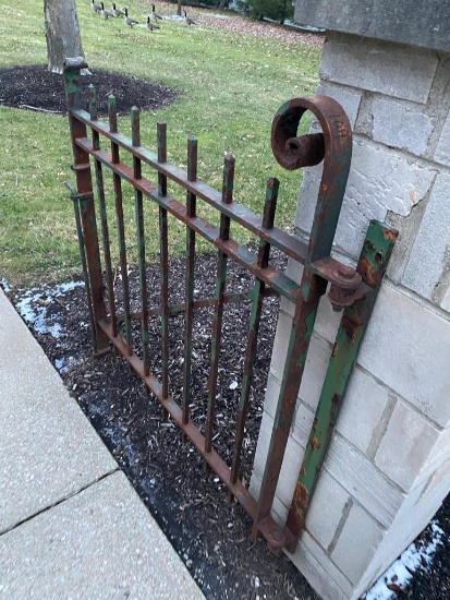 Wrought Iron Gate, cool piece, with a great look.Buyer Must Remove