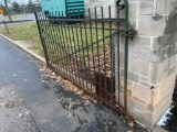 Wrought Iron Gate, some rust to bottom, but still a cool piece. Buyer must remove.