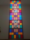 Beautiful staind glass out of the chapel approximately 12 foot x 4 foot