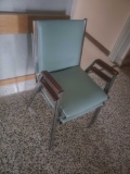 2 teal chairs being sold 2 times your bid