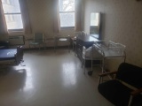 Hospital bed, nice electric lift chair, dressers, mini fridge, various chairschairs