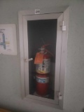 Fire extinguisher and cabinet