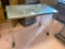 Stainless steel table on casters