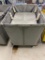 Laundry cart on casters