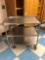 Stainless Mobile Cart (36x21x37)