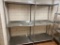 Large stainless steel shelf, 84 in. wide, 24 in. deep, 74 in. tall
