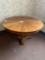 Round wooden table