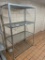 Wire rack shelf, 47 inches wide, 74 inches tall