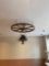 Wagon wheel chandelier