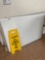 Caution sign and White Board