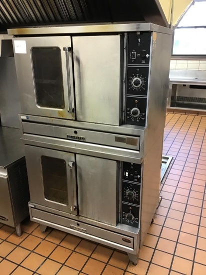 Double Decker Garland Gas Convection Oven, 72 inches tall, 40 inches wide, 29 inches deep