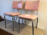 Pair of two Vintage Pink Chairs