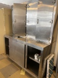 66 in wide stainless work cabinet