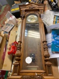 Hanging clock. Item condition unknown