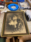 Very cool throwback vintage family portrait. Family unknown