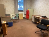 Room Contents. Desks, filers, shelves, chairs etc