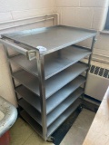 Stainless beverage cart