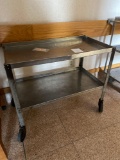 Rolling stainless cart