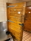 Vintage Jamison Cold Storage Door and frame. Bring tools to remove. Buyer must remove