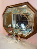 Mirror and figurines