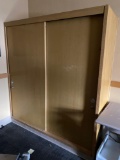 Wooden built in closet