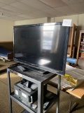 Emerson 37 in? Flat panel tv. Powers on. No remote