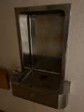 Hidden wall unit drinking fountain