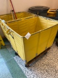 Large rolling laundry cart