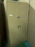 2 door metal storage cabinet