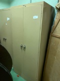 2 door metal storage cabinet