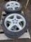 Set of (4) Good Mercedes Benz 5 lug tires and rims