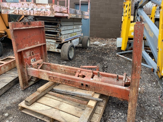 Ditch Witch P80 Hydraulic Horizontal Rod Pusher w/ Rod Box and Rods