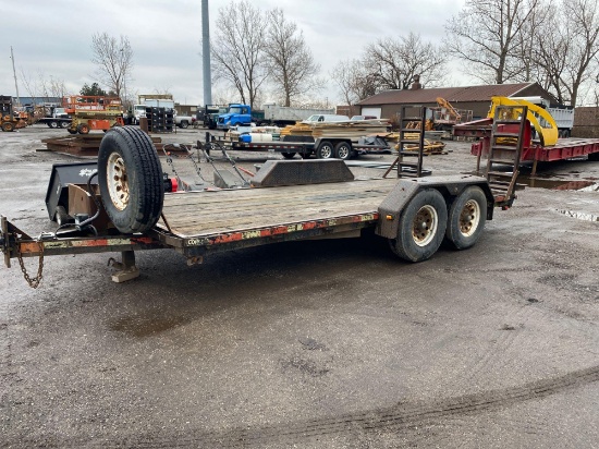 16 ft x 6.9 ft Tandem Equipment Trailer