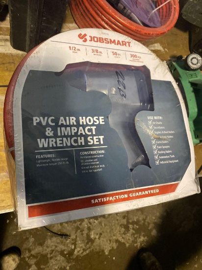 JobSmart 1/2in air hose and impact